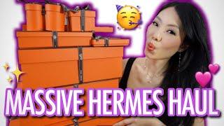 MASSIVE HERMES UNBOXING Collective Haul Part 1 Fine Jewelry Silk Shoes Ready-to-Wear 愛馬仕配貨開箱