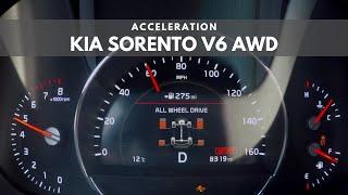 2019 Kia Sorento V6 AWD  ACCELERATION