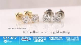 TSC Quick Buy with the Diamond Stud Earring