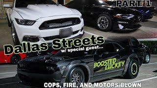 Wild Night on the streets of Dallas with Boosted Luckey Illest Performance and much more 1000HP+