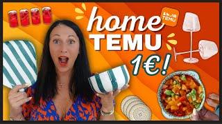 HAUL TEMU #10   OMG  DE LA VAISSELLE À 1€ ????? 