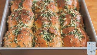 Garlic Cream Cheese Buns  Use homemade milk bread