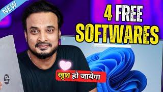 4 Free Windows TOOLS I Always KEEP in MY PC  काम का तो बहुत है 2024