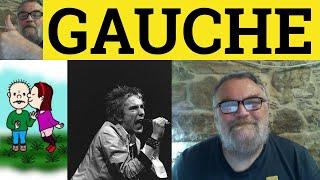 Gauche Meaning - Gauche Examples - Gauche Definition - Posh Vocabulary - Posh English