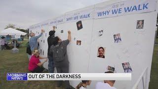 Out of the Darkness walk raising suicide awareness