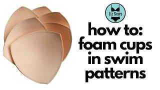 How To Add Pre Molded Swim Cups to your Swimsuit Pattern