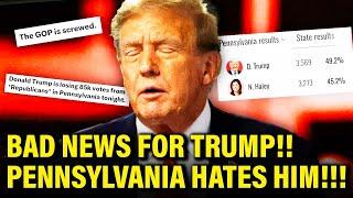 Trump STUNNED in Pennsylvania Primary Biden SOARS