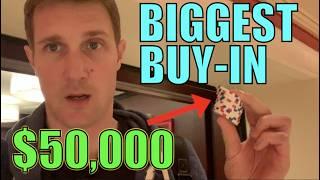 I CRUSH $50000 SUPER HIGH ROLLER BIGGEST Buy-in Of My Life Must See Poker Vlog Ep 294