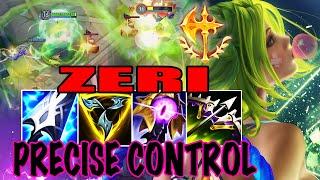 WILD RIFT ZERI ADC GAMEPLAY  PRECISE CONTROL - ZERI BUILD RUNES