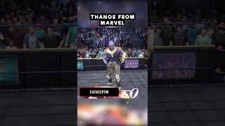 Thanos from Marvel in WWE 2K22