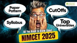 NIMCET 2025 Exam Paper Pattern  Syllabus  CUT OFFs  Target Top NITs