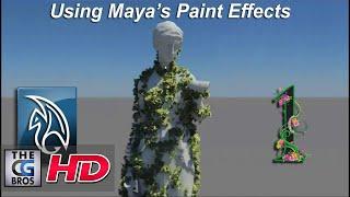 Maya Paint Effects Tutorial Growing Animated Vines Part 1