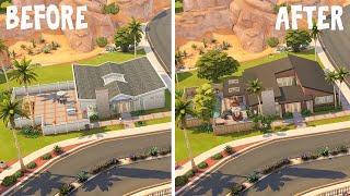 Roomies Home Renovation  Renovating Base Game  The Sims 4 Speed Build