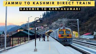 USBRL PROJECT COMPLETED  JAMMU TO KASHMIR TRAIN SERVICE