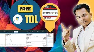 EXPORT TDL  Free Tally Prime TDL @LearnWell