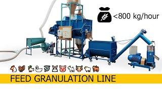 Feed granulation line for   Artmash