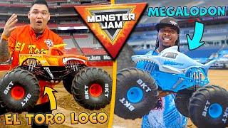 Monster Truck Drivers vs Toys - Megalodon El Toro Loco Scooby Doo & More