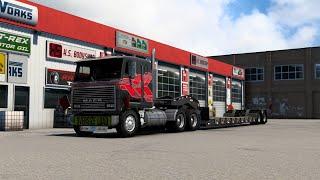 American Truck Simulator Mack E9 V8 engine sound release