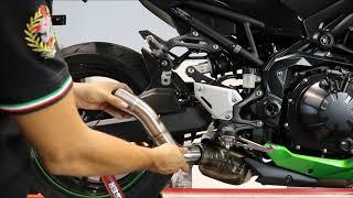 SCARICO GPR ISTRUZIONI PER KAWASAKI Z 900 2020   FITTING INSTRUCTION GPR EXHAUSTS