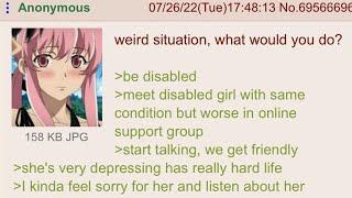 Needy Depressed Girl Exploits Anon ─ 4Chan Greentext Stories