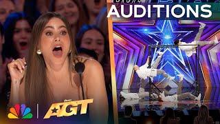 AIRFOOTWORKS Delivers MIND-BLOWING Dance To Justin Biebers Where Are U Now  Auditions  AGT 2024