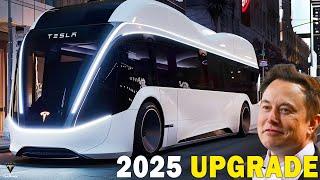 It Happened Elon Musk LEAKED Tesla BUS Production Plan Giant Battery BIG Volume & Never SEEN Tech