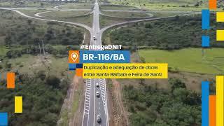 Duplicação de trecho na BR-116BA entre Santa Bárbara e Feira de Santana