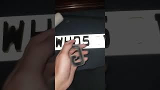 4D Number Plate Another Letter Fell Off