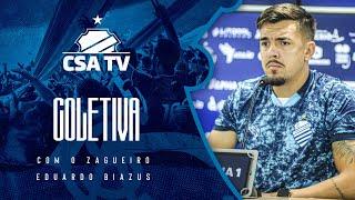 Coletiva com o zagueiro Eduardo Biazus 14.08.24 - CSA TV