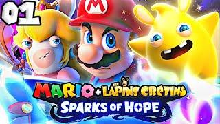 MARIO + LAPINS CRETINS  SPARKS OF HOPE EPISODE 1  LAVENTURE COMMENCE 