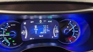 Pacifica Hybrid Real-World All Electric MPG and Range Test