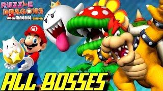 Puzzle & Dragons Super Mario Bros. Edition - All Bosses