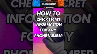 Phone Number Secrets  Finding the Owner Behind Any Phone Number‼️ #shorts