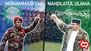 Jumlah Pasukannya Melebihi Personel TNI. NU vs Muhammadiyah Siapakah yang Paling Berkuasa?