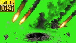 REALISTIC HD Meteor Rain VFX Green Screen Animation  by Green Pedia