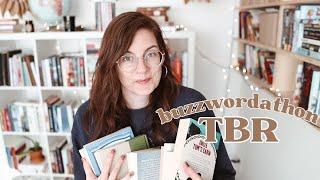 my 2024 BUZZWORDATHON TBR - I need suggestions for a few months