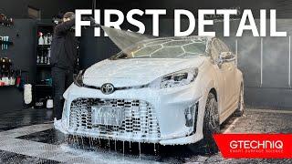 【TOYOTA AQUA GR SPORT】FIRST DETAIL｜TOYOTA ｜DEEP CLEAN｜DETAILING｜GTECHNIQ｜