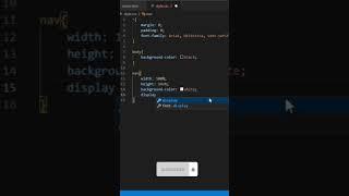 Navigation Bar Using HTML & CSS Short tutorial  #html  #css  #shorts  #youtubeshorts