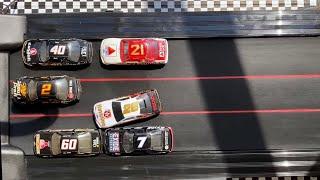 RACING ACTION ONLY  124 NASCAR DIECAST TREADMILL RACE OVERHEAD