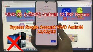 VIVO S1 Android 12 FRP Bypass  Bypass Google Account VIVO Android 1213  without PC  new method