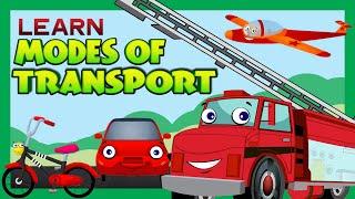 Modes of Transport for Children  Kids Learning  Kids Hut