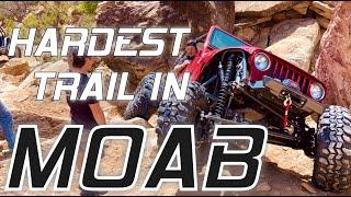 HARDEST TRAIL IN MOAB WITH A BRAND NEW BUILD