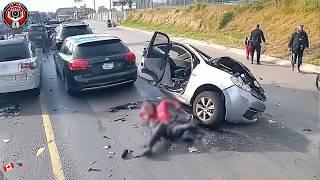 Tragic 150 Shocking And Terrifying of Idiots In Cars And Road Rage Filmed Seconds Before Disaster