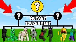 ULTIMATE TITAN TOURNAMENT in Minecraft GIANT ENDERMAN GOLEM ZOMBIE MUTANT MOBS  MINECRAFT BATTLE