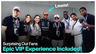 Surprising Lucky Mercedes Fans With VIP F1 Paddock Passes