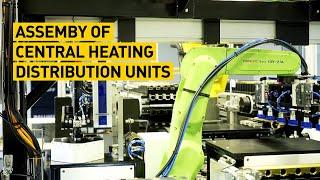 Automatic assembly and disassembly of central heating distribution units  FANUC