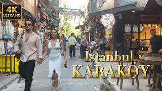 ISTANBUL GALATA BRIDGE AND KARAKOY DISTRICT 4K WALKING TOUR