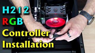 How to connect the RGB Controller of Cooler Master H212 RGB Black Edition