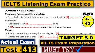 IELTS Listening Practice Test 2024 with Answers Real Exam - 413 