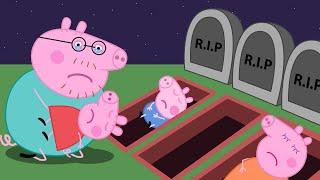 Please Wake Up Peppa Pig - Dont Leave Daddy Pig  Peppa Pig Funny Animation